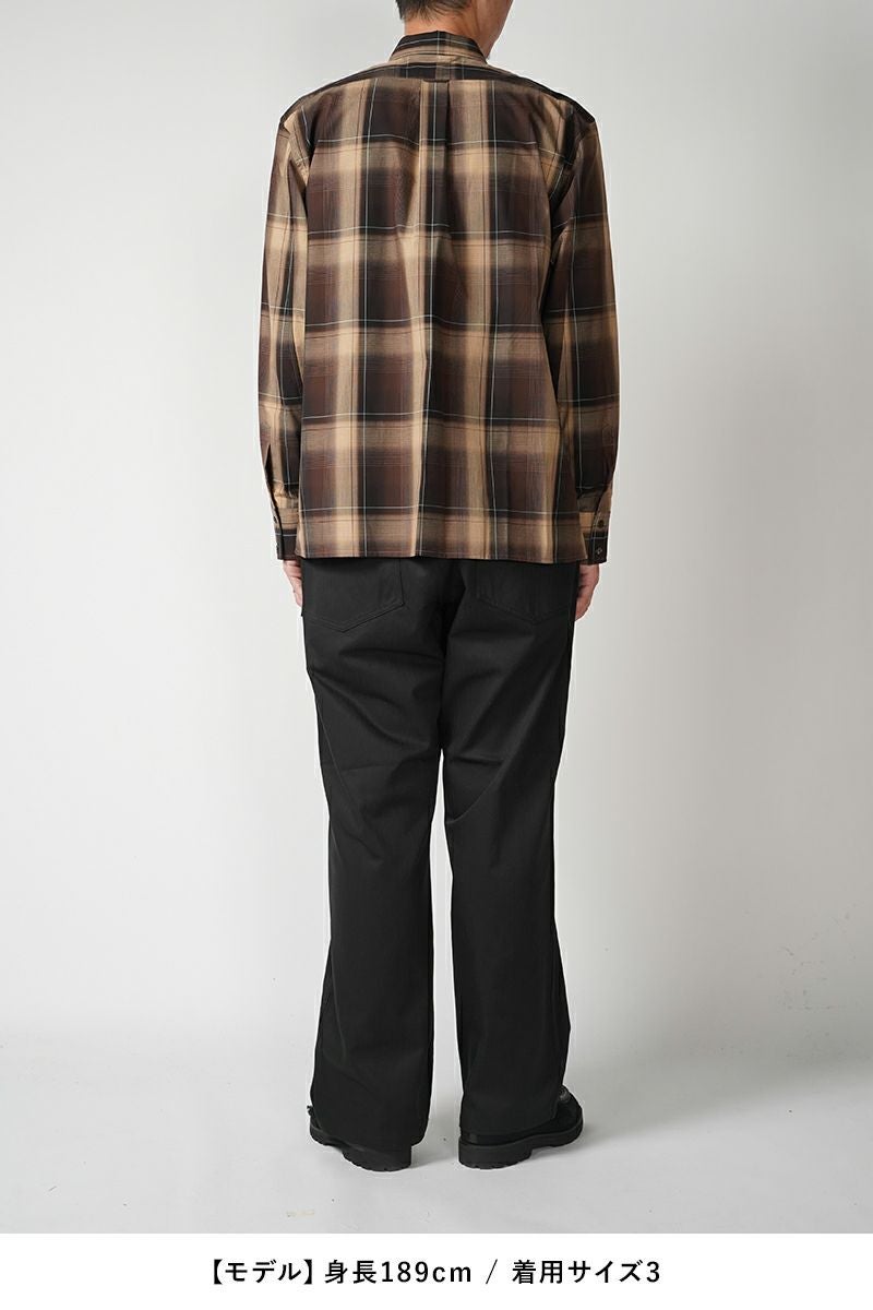SUGARHILL(シュガーヒル)OMBRE PLAID PANEL POCKET BLOUSE オンブレプレイドパネルポケットブラウス 2411300502 -8