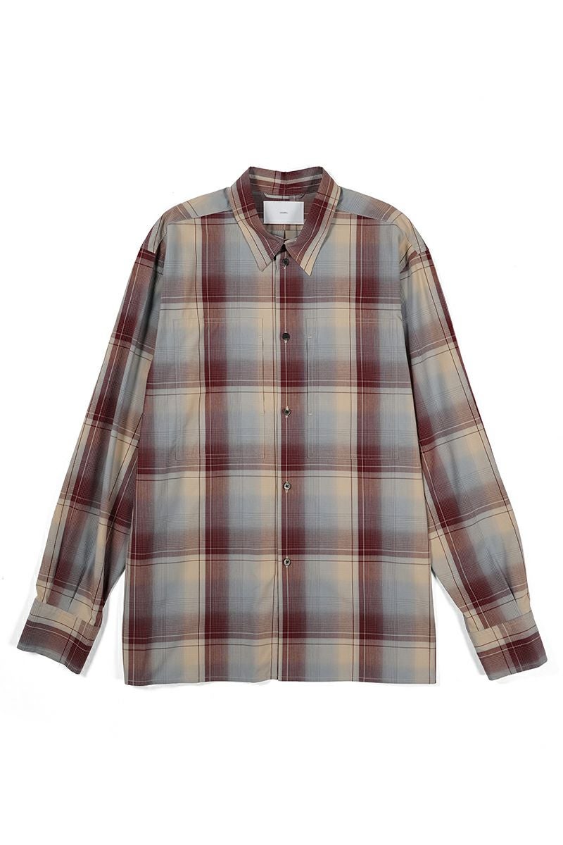 SUGARHILL(シュガーヒル)OMBRE PLAID PANEL POCKET BLOUSE オンブレプレイドパネルポケットブラウス 2411300502 -12
