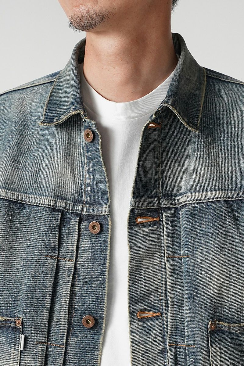SUGARHILL(シュガーヒル)FADED MODERN DENIM JACKET フェードモダンデニムジャケット 2441000404 -1