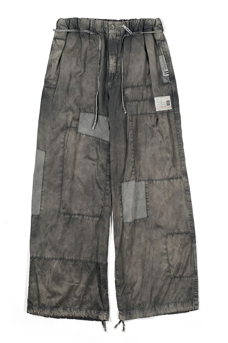 Maison MIHARA YASUHIRO(メゾン ミハラヤスヒロ)Repair Satin Pants リペアサテンパンツ B13PT092 -1