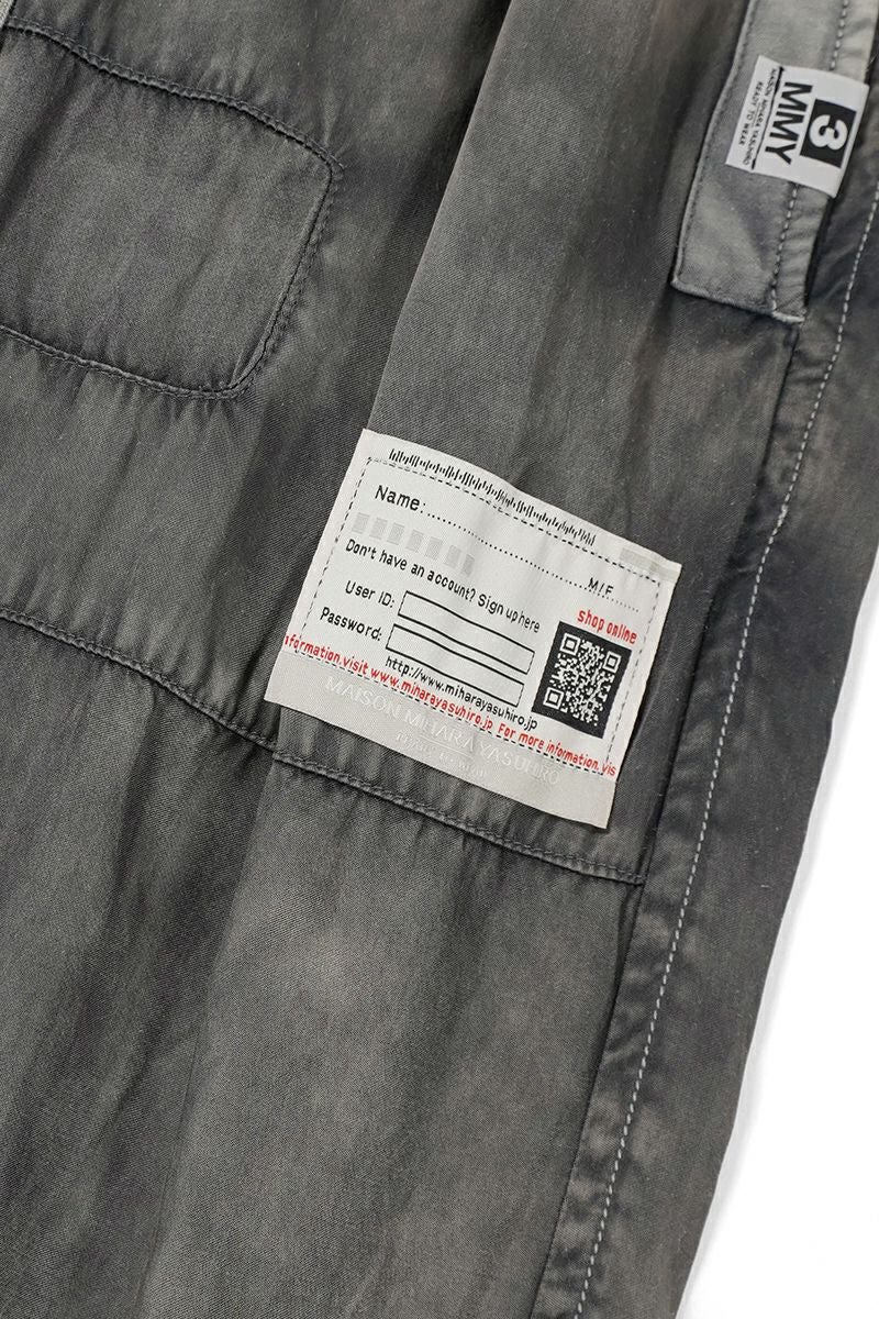 Maison MIHARA YASUHIRO(メゾン ミハラヤスヒロ)Repair Satin Pants リペアサテンパンツ B13PT092 -6