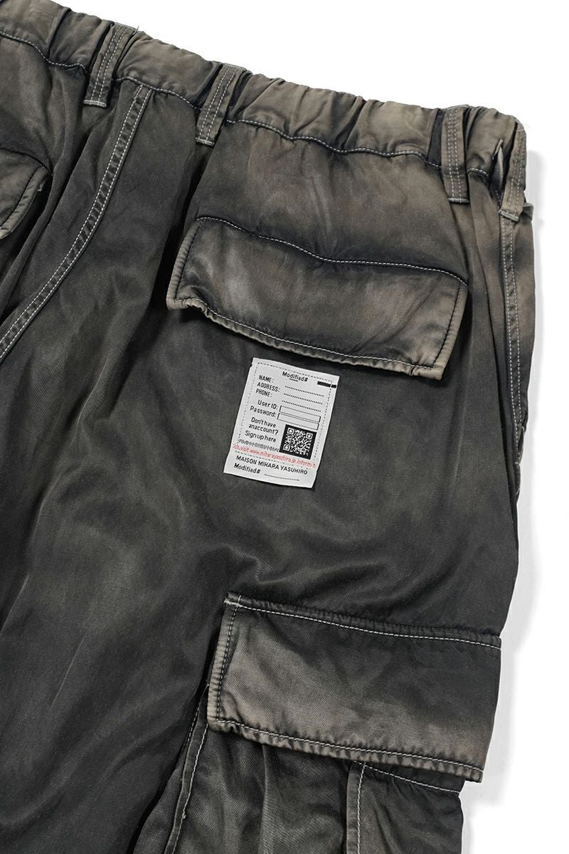 Maison MIHARA YASUHIRO(メゾン ミハラヤスヒロ)Satin Cargo Pants サテン カーゴパンツ K13PT222 -7