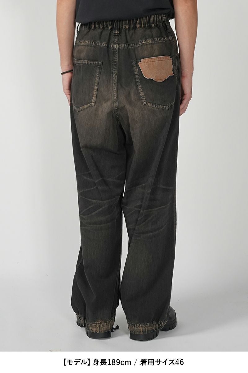 Maison MIHARA YASUHIRO(メゾン ミハラヤスヒロ)Light Denim Wide Pants ライトデニム ワイドパンツ J13PT123 -19