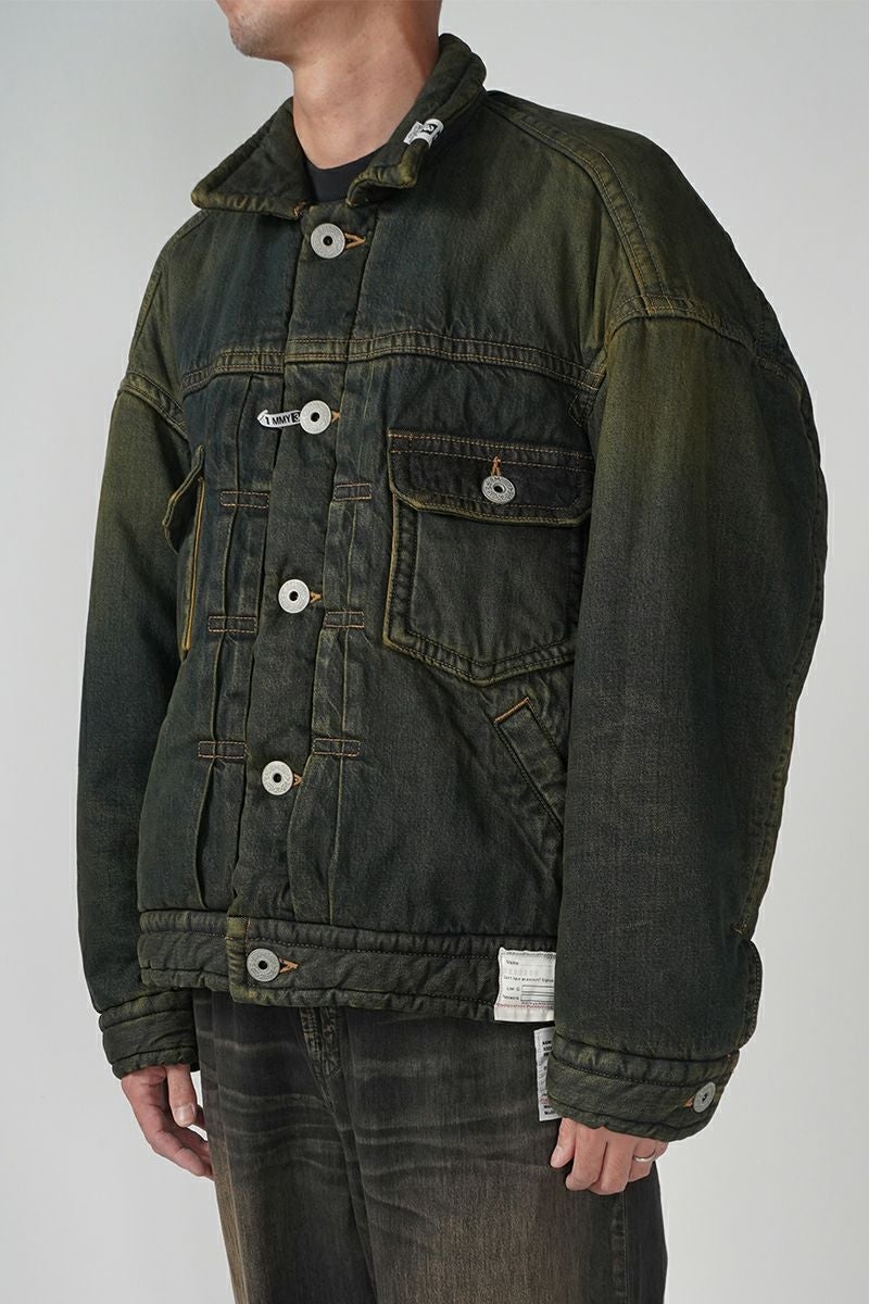 Maison MIHARA YASUHIRO(メゾン ミハラヤスヒロ)Denim Puffer Jacket デニムパファージャケット A13BL026 -13