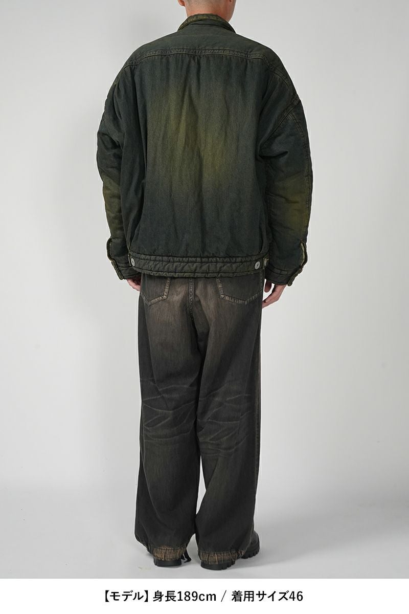 Maison MIHARA YASUHIRO(メゾン ミハラヤスヒロ)Denim Puffer Jacket デニムパファージャケット A13BL026 -19