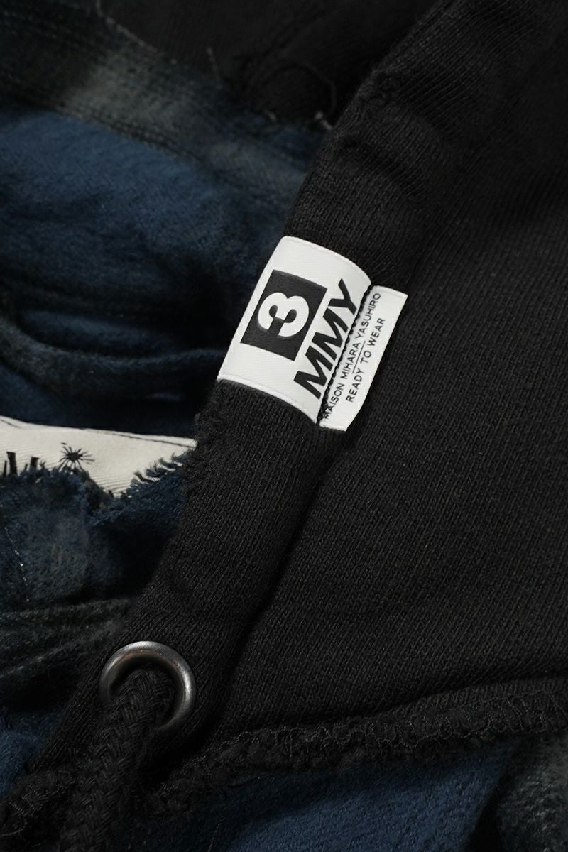 Maison MIHARA YASUHIRO(メゾン ミハラヤスヒロ)SWEAT HOODIE L/S SHIRTS スウェットフーディー長袖シャツ J13SH182 -4