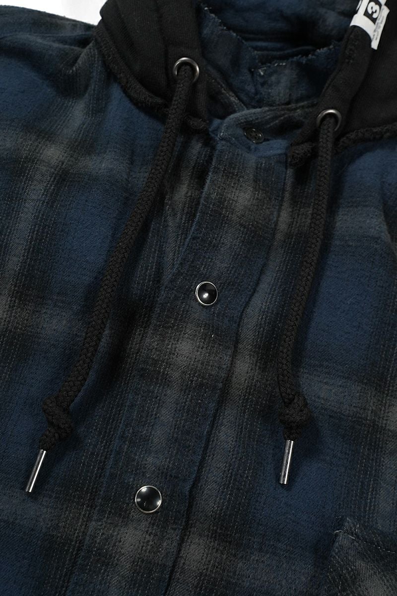 Maison MIHARA YASUHIRO(メゾン ミハラヤスヒロ)SWEAT HOODIE L/S SHIRTS スウェットフーディー長袖シャツ J13SH182 -5