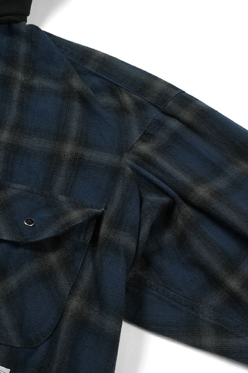 Maison MIHARA YASUHIRO(メゾン ミハラヤスヒロ)SWEAT HOODIE L/S SHIRTS スウェットフーディー長袖シャツ J13SH182 -9