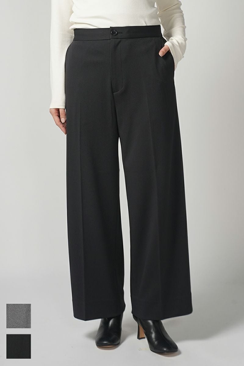 MY___(マイ)WOOL LIKE JERSEY TROUSERS ウールライクジャージートラウザース 213-61503