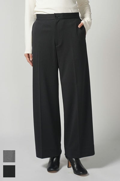 MY___(マイ)WOOL LIKE JERSEY TROUSERS ウールライクジャージートラウザース 213-61503