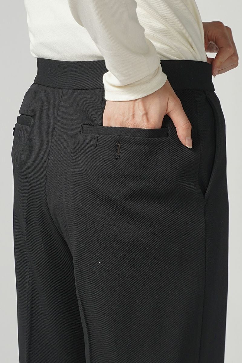 MY___(マイ)WOOL LIKE JERSEY TROUSERS ウールライクジャージートラウザース 213-61503 -2