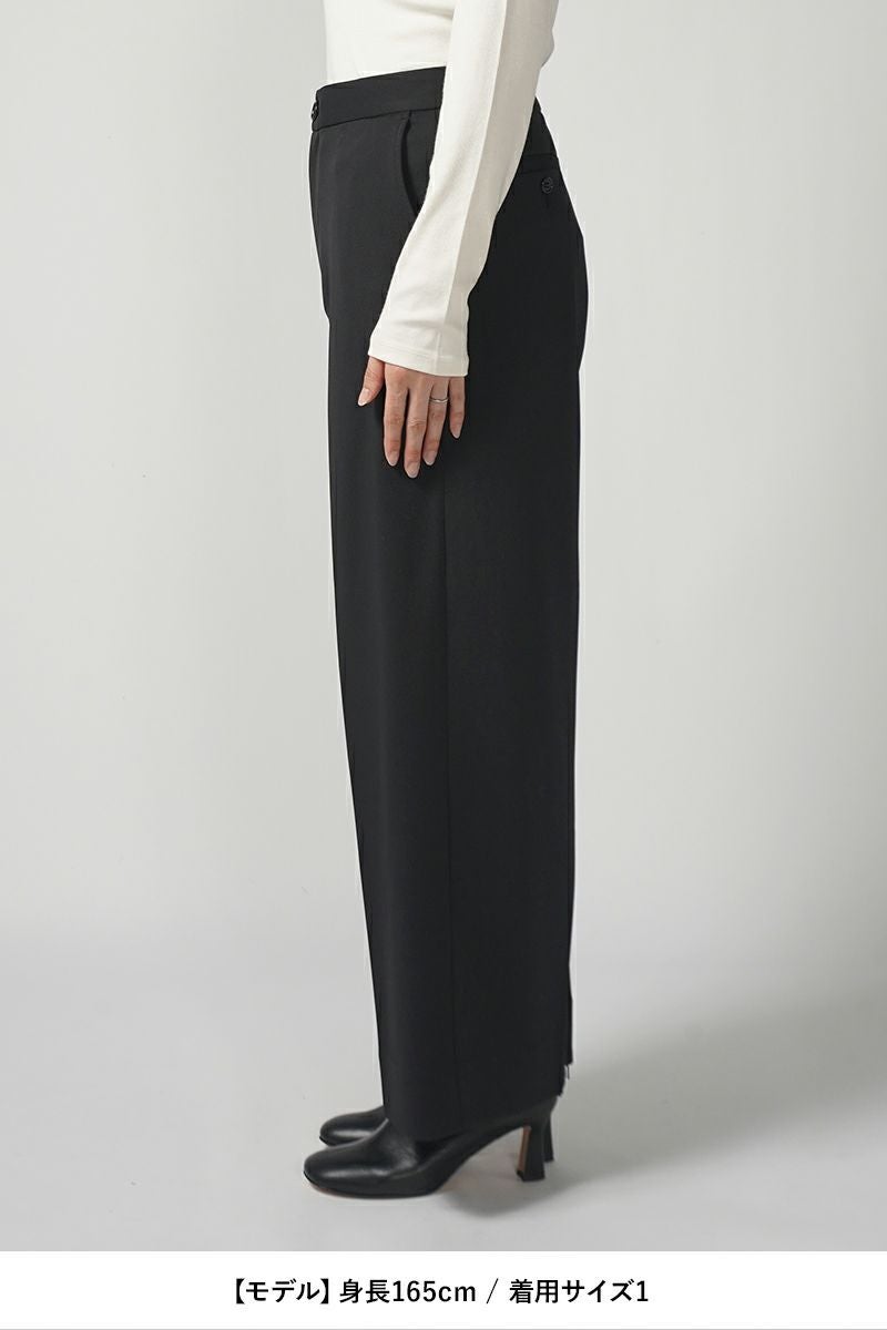 MY___(マイ)WOOL LIKE JERSEY TROUSERS ウールライクジャージートラウザース 213-61503 -9