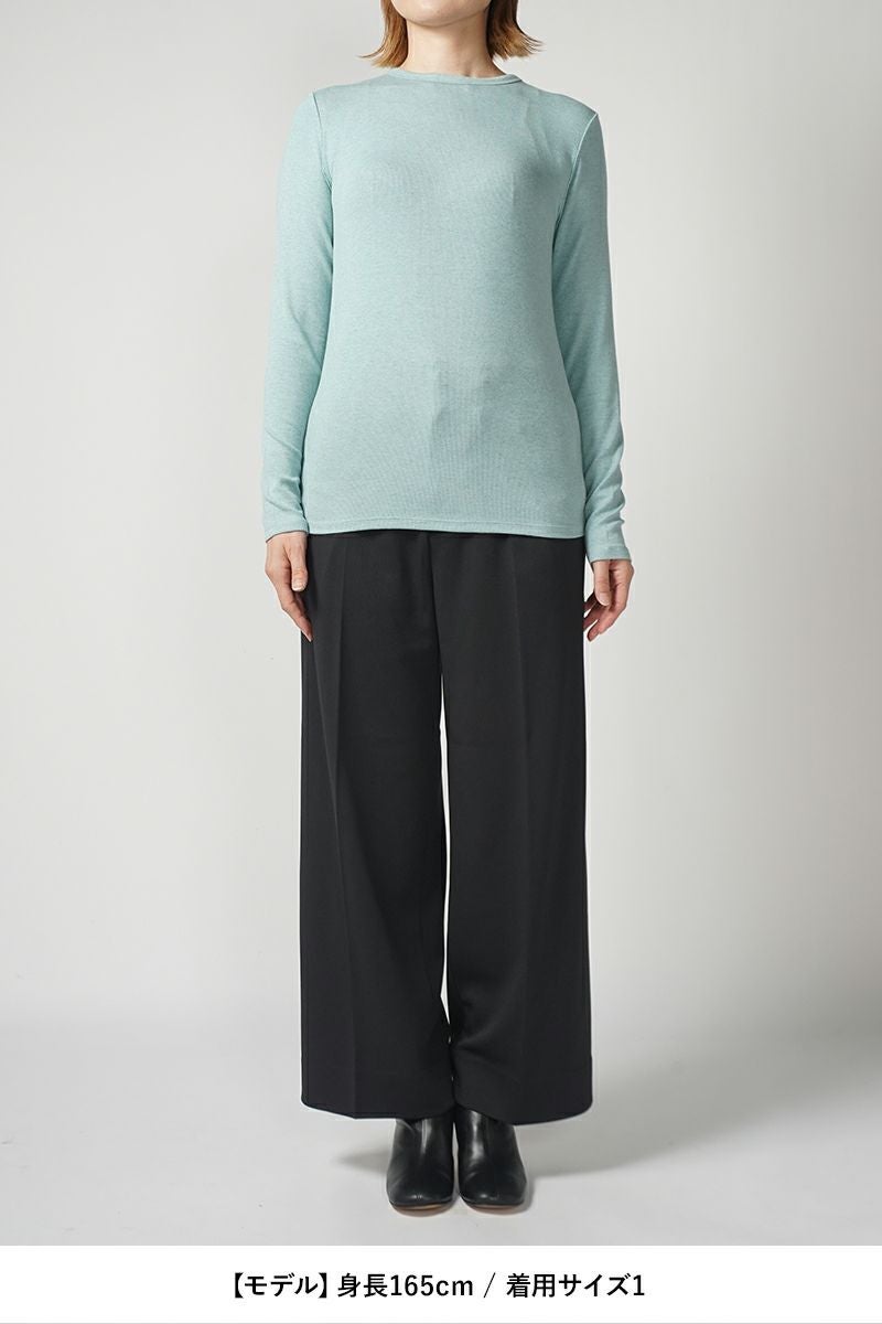 MY___(マイ)WOOL TELECO CREWNECK TOPS ウールテレコクルーネックトップス 243-61103 -6