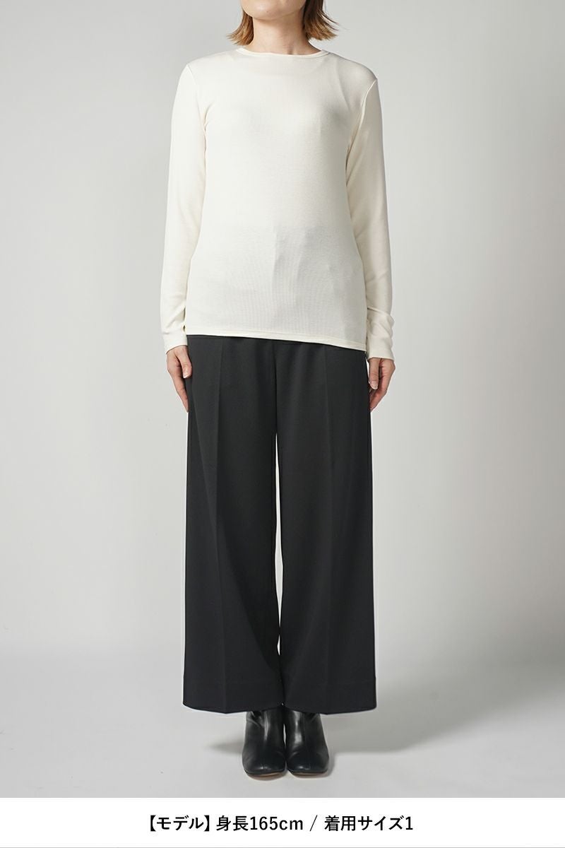 MY___(マイ)WOOL TELECO CREWNECK TOPS ウールテレコクルーネックトップス 243-61103 -8