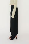 JANE SMITH(ジェーンスミス)WOOL RAYON FRONT OPEN LONG SKIRT ウールレーヨンフロントオープンロングスカート 24SSK-#423L -5