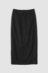 JANE SMITH(ジェーンスミス)WOOL RAYON FRONT OPEN LONG SKIRT ウールレーヨンフロントオープンロングスカート 24SSK-#423L -9
