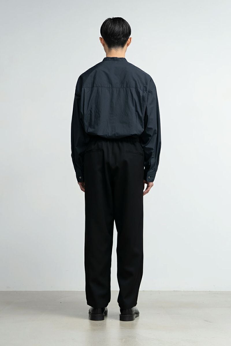 Graphpaper(グラフペーパー)Scale Off Wool Wide Tapered Chef Pants スケールオフウールワイドテーパードシェフパンツ GM243-40172B -3