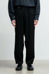 Graphpaper(グラフペーパー)Scale Off Wool Wide Tapered Chef Pants スケールオフウールワイドテーパードシェフパンツ GM243-40172B -4