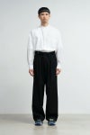 Graphpaper(グラフペーパー)Scale Off Wool Wide Chef Pants スケールオフウールワイドシェフパンツ GM243-40173B -1