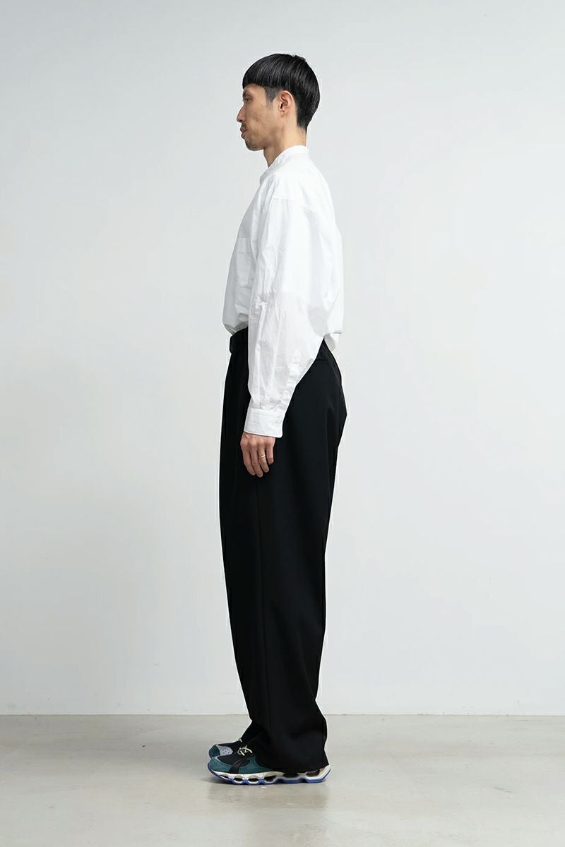 Graphpaper(グラフペーパー)Scale Off Wool Wide Chef Pants スケールオフウールワイドシェフパンツ GM243-40173B -2