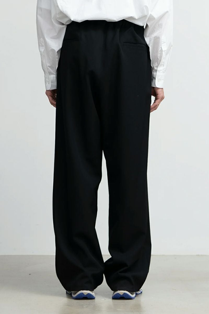 Graphpaper(グラフペーパー)Scale Off Wool Wide Chef Pants スケールオフウールワイドシェフパンツ GM243-40173B -6