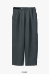 Graphpaper(グラフペーパー)Scale Off Wool Wide Chef Pants スケールオフウールワイドシェフパンツ GM243-40173B -7