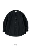 Graphpaper(グラフペーパー)Silicon Poplin Oversized Band Collar Shirt シリコンポプリンオーバーサイズバンドカラーシャツ GM243-50145 -5