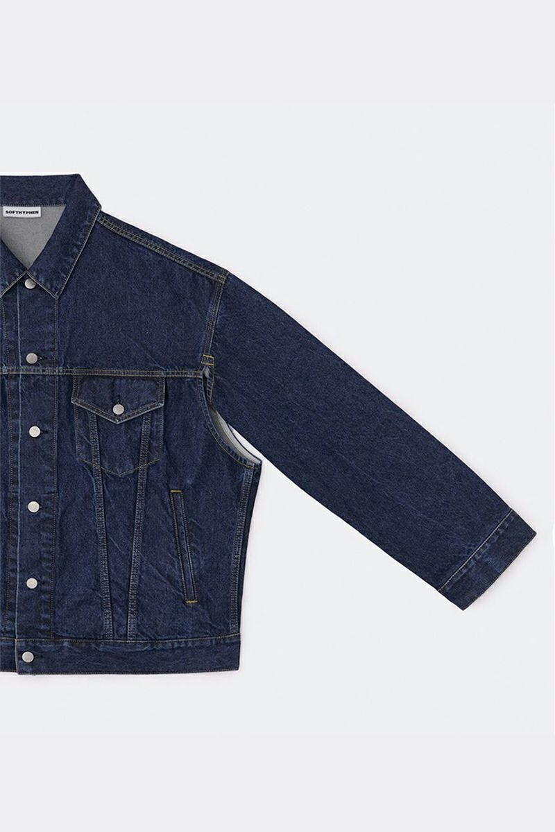 SOFTHYPHEN(ソフトハイフン)ARMHOLE SLIT DENIM JACKET アームホールスリットデザインジャケット MGMFJ243102 -2