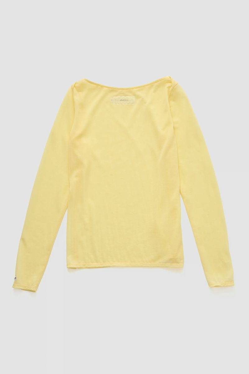 JANE SMITH(ジェーンスミス)COTTON SHEER BOAT NECK PULLOVER コットンシアーボートネックプルオーバー 24WCT-#636L -2