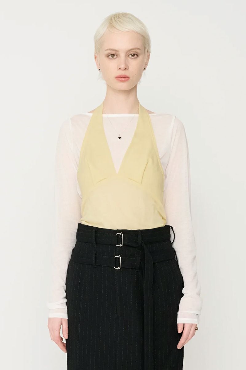 JANE SMITH(ジェーンスミス)COTTON SHEER BOAT NECK PULLOVER コットンシアーボートネックプルオーバー 24WCT-#636L -5