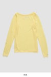 JANE SMITH(ジェーンスミス)COTTON SHEER BOAT NECK PULLOVER コットンシアーボートネックプルオーバー 24WCT-#636L -13