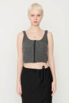 JANE SMITH(ジェーンスミス)7G KEY KNIT 2WAY SHORT TANK TOP 7Gキーニット２ウェイショータンクトップ 24WKN-#611L -9
