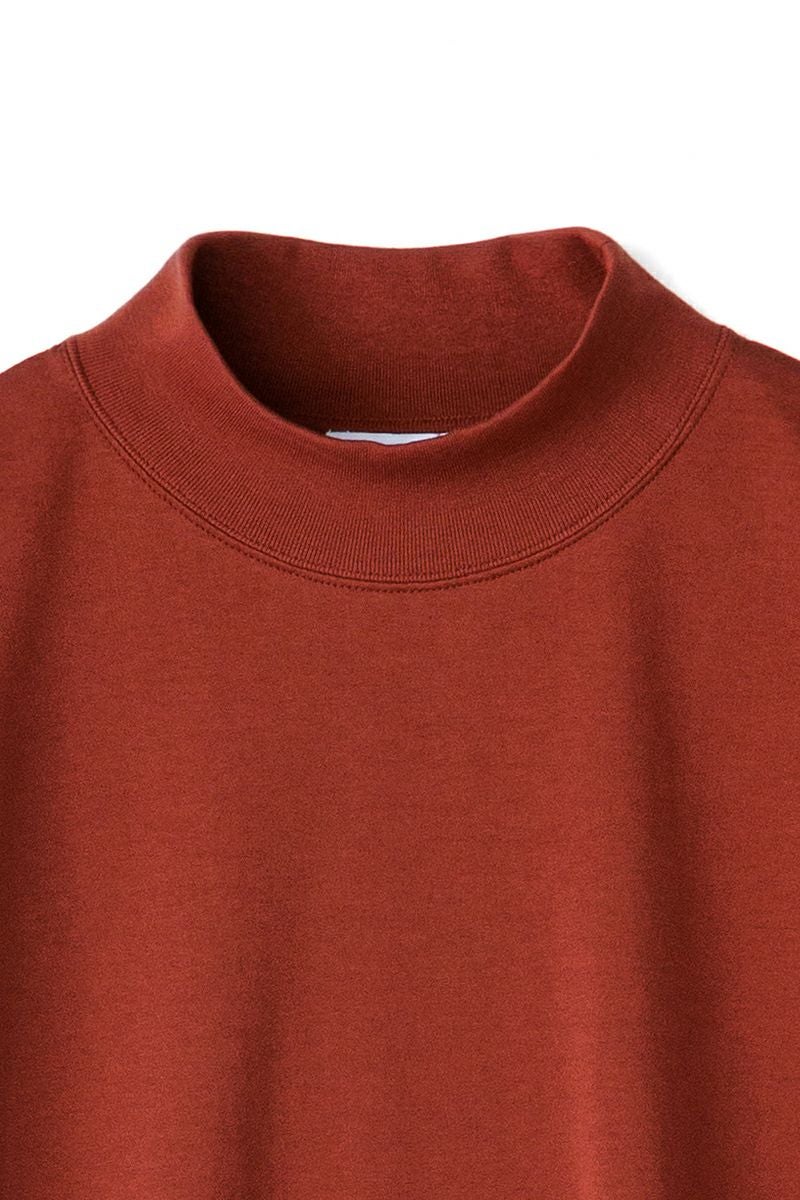 Graphpaper(グラフペーパー)Cotton Light Terry Mock Neck コットンライトテリーモックネックスウェット GU243-70236 -1