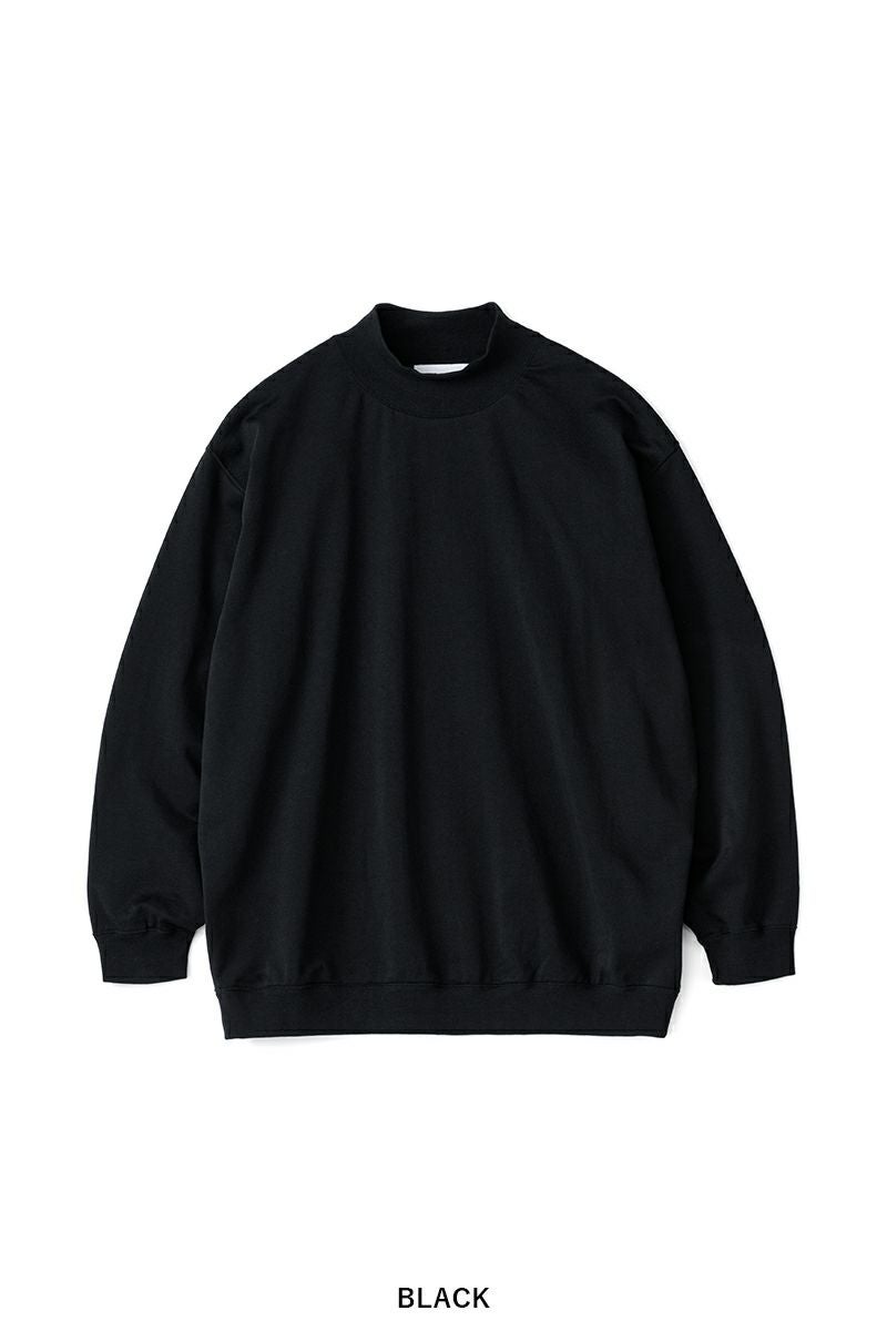 Graphpaper(グラフペーパー)Cotton Light Terry Mock Neck コットンライトテリーモックネックスウェット GU243-70236 -6