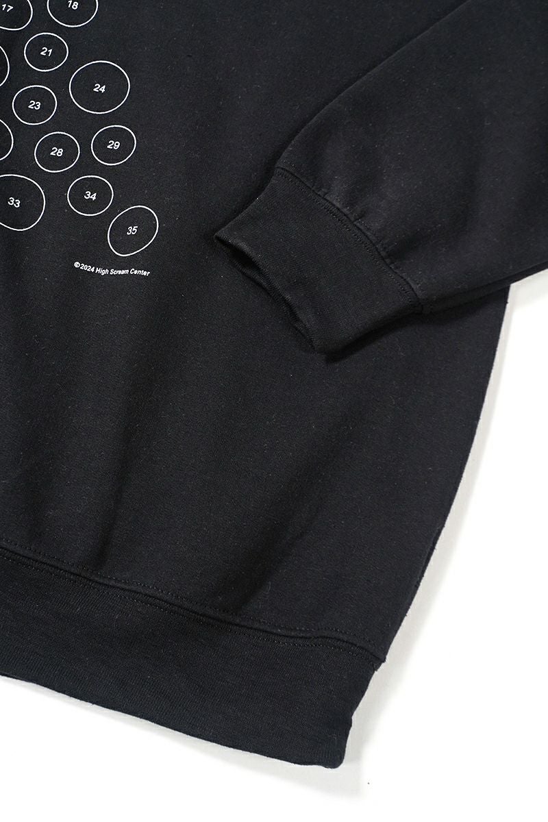 High Scream Center(ハイスクリームセンター)BUTTON BAADGES ver2 SWEAT SHIRT ボタンバッジスウェットシャツ HSC24FW-CT03 -7