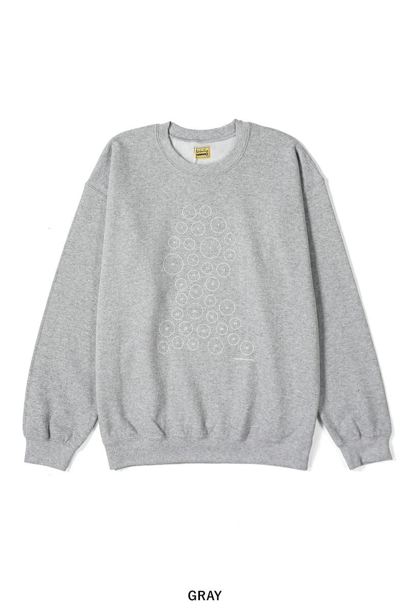 High Scream Center(ハイスクリームセンター)BUTTON BAADGES ver2 SWEAT SHIRT ボタンバッジスウェットシャツ HSC24FW-CT03 -10