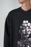 High Scream Center(ハイスクリームセンター)BUTTON BAADGES ver2 SWEAT SHIRT ボタンバッジスウェットシャツ HSC24FW-CT03 -14