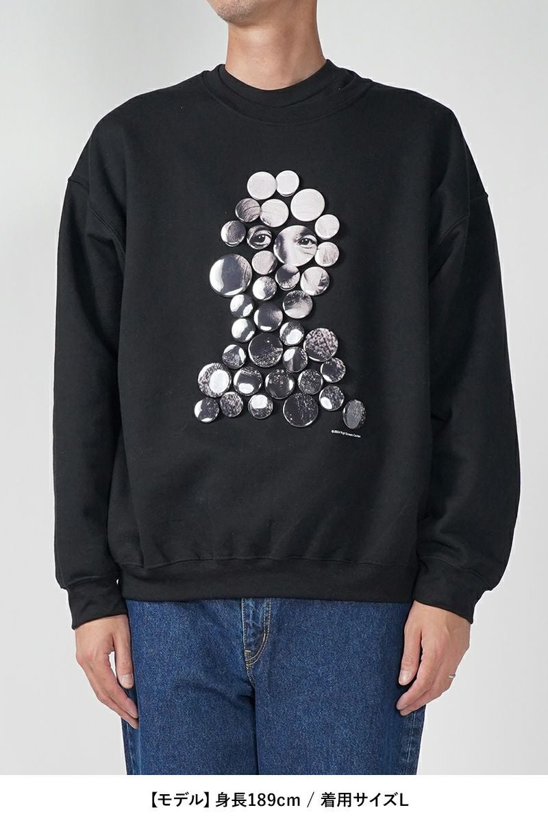 High Scream Center(ハイスクリームセンター)BUTTON BAADGES ver2 SWEAT SHIRT ボタンバッジスウェットシャツ HSC24FW-CT03 -20
