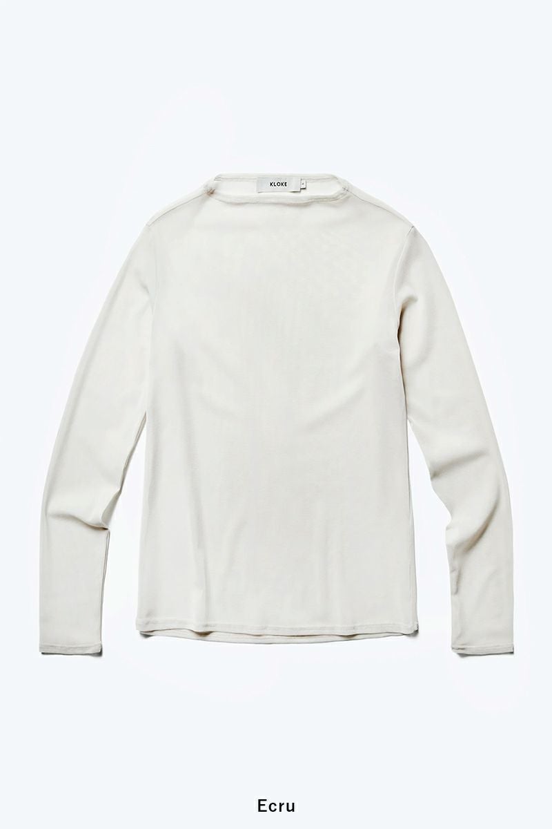 KLOKE(クローク)Exist Mesh Long Sleeve Top イグジストメッシュ長袖トップス KLWPC3713 -15