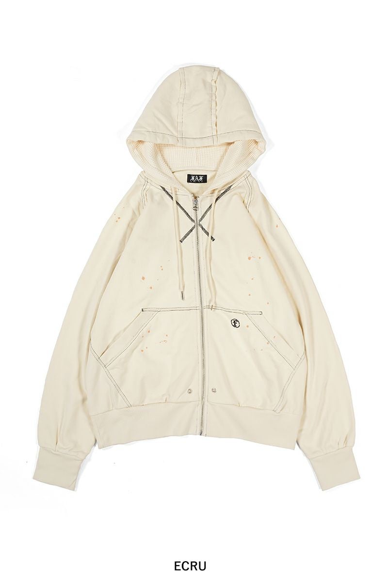 FAF(エフエーエフ) | FAF(エフエーエフ)AGED ZIP UP HOODIE エイジド
