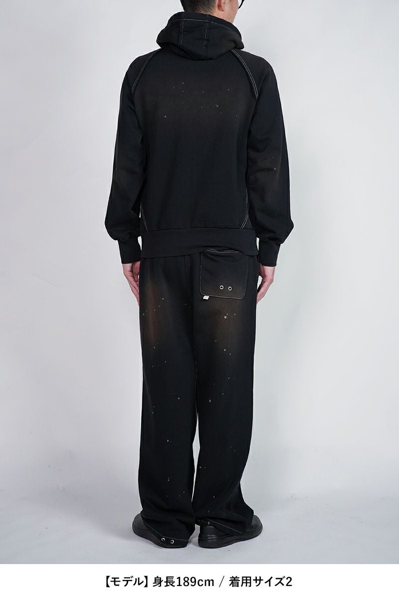 FAF(エフエーエフ) | FAF(エフエーエフ)AGED ZIP UP HOODIE エイジド