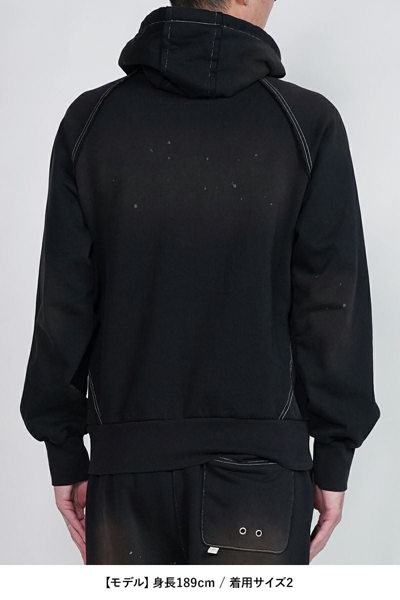 FAF(エフエーエフ)AGED ZIP UP HOODIE エイジドジップアップフーディ 002341204 -22