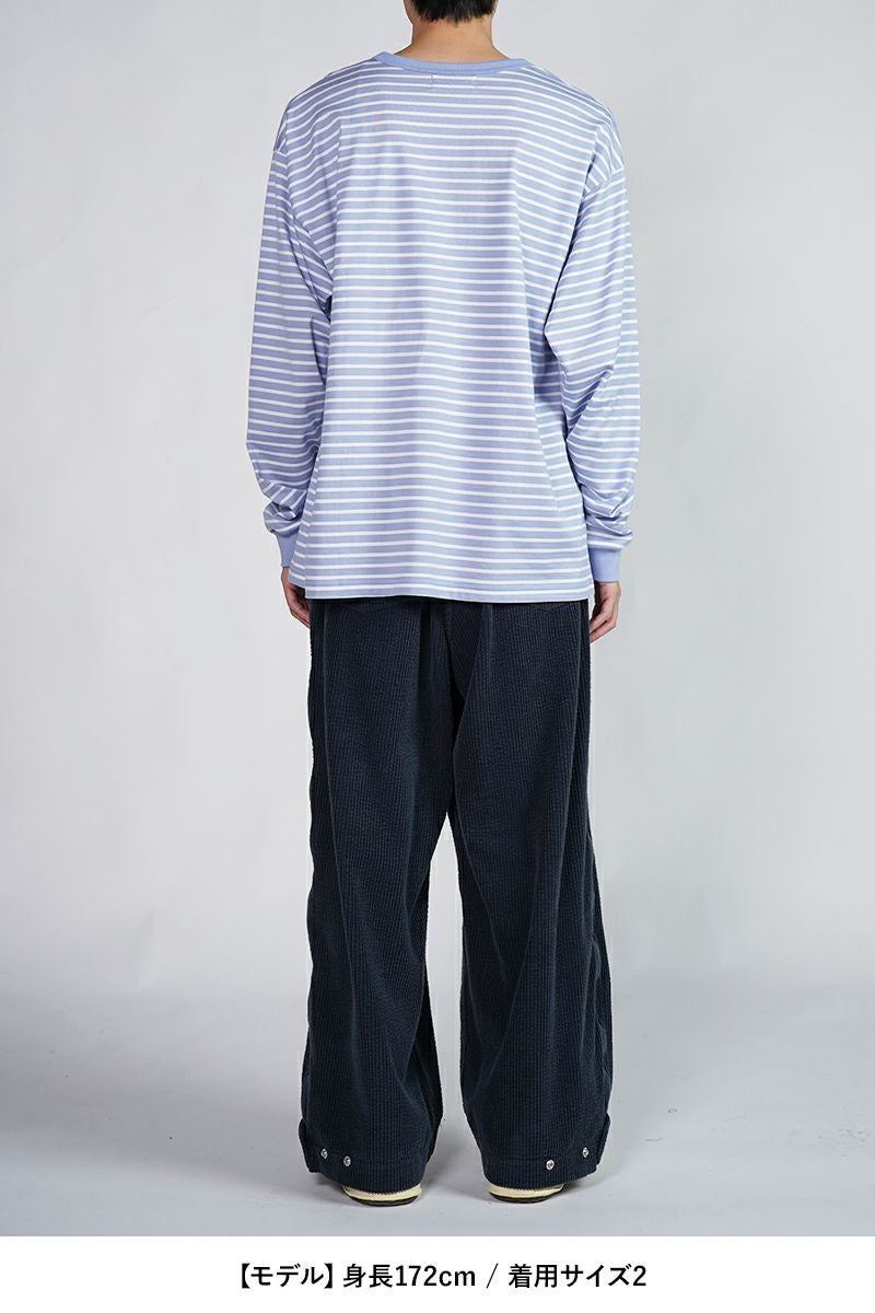 WELLDER(ウェルダー)Stripe Long Sleeve ストライプ長袖カットソー WM24ACU04 -6