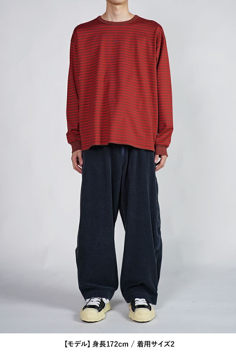WELLDER(ウェルダー)Stripe Long Sleeve ストライプ長袖カットソー WM24ACU04 -7
