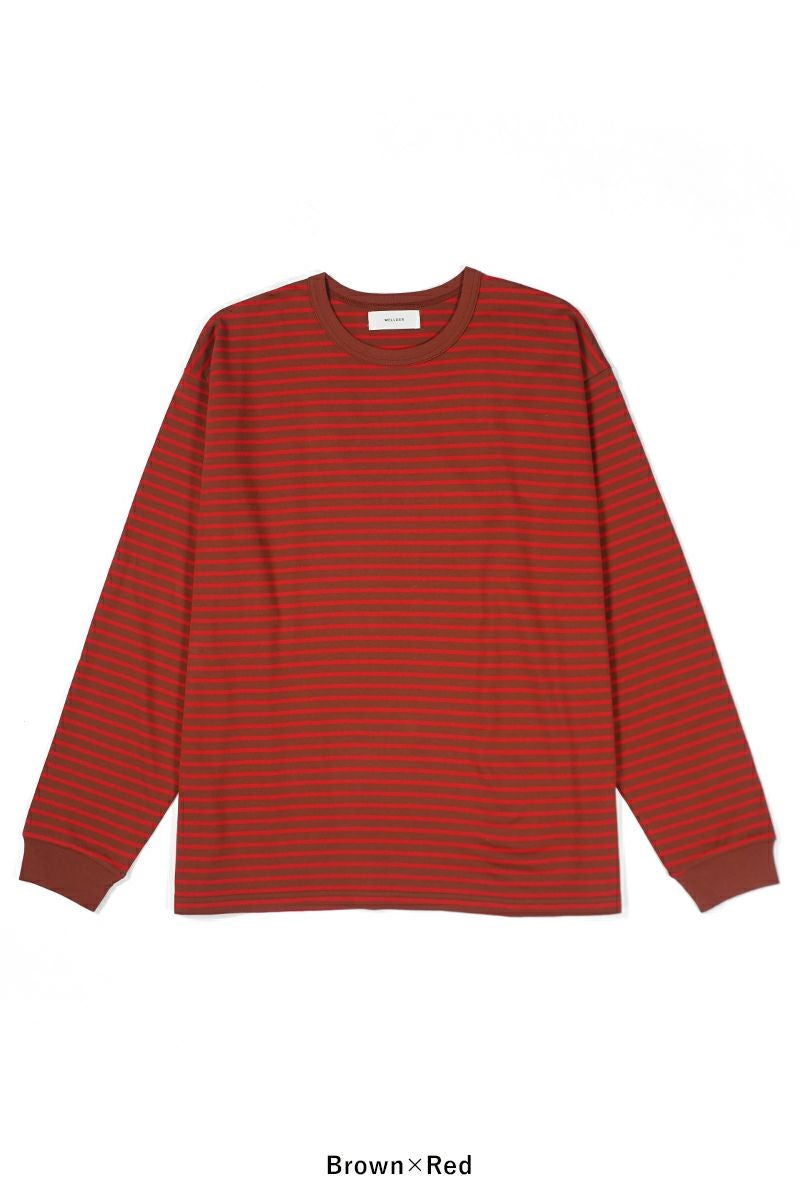 WELLDER(ウェルダー)Stripe Long Sleeve ストライプ長袖カットソー WM24ACU04 -18