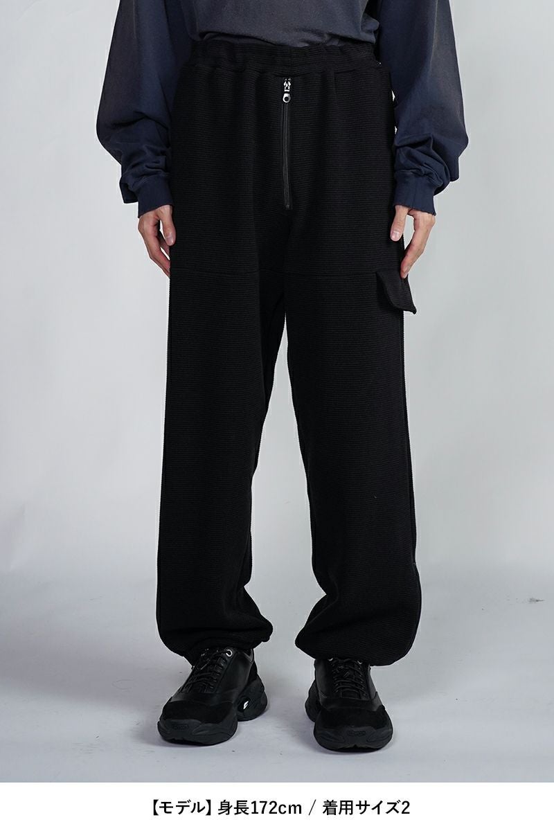 CHASSE(チェイス)Waffle Zip Pants ワッフルジップパンツ CHA24AW_PT02 -7