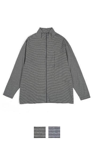 Porter Classic(ポータークラシック)H/W BEATNIK BORDER ZIP UP TURTLENECK ハンドワーク ビートニク ジップアップタートルネック PC-006-3116
