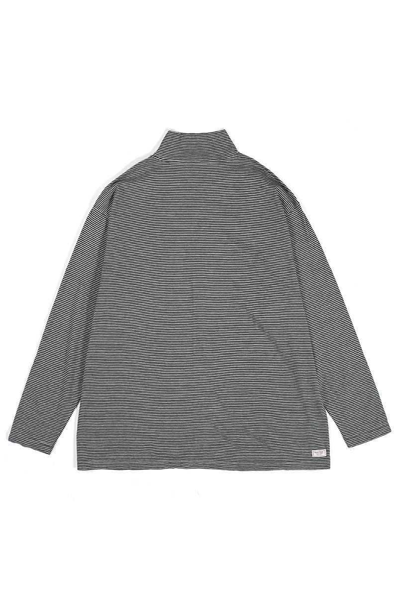 Porter Classic(ポータークラシック)H/W BEATNIK BORDER ZIP UP TURTLENECK ハンドワーク ビートニク ジップアップタートルネック PC-006-3116 -2