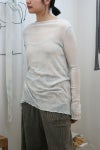 kengo(ケンゴ) tencel wool slash neck long sleeve top テンセルスラッシュネックロングスリーブトップス KBC-TP5