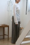 kengo(ケンゴ) tencel wool slash neck long sleeve top テンセルスラッシュネックロングスリーブトップス KBC-TP5